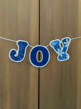 Load image into Gallery viewer, Signature White Bordered Christmas Garland – Exclusive Font – $11 per Letter