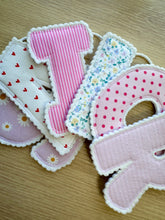 Load image into Gallery viewer, Signature White Bordered Letter Garland - $10 per letter
