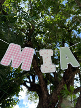 Load image into Gallery viewer, Signature White Bordered Letter Garland - $10 per letter
