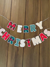 Load image into Gallery viewer, Signature White Bordered Christmas Garland - $10 per Letter
