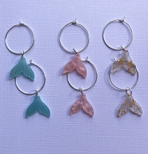 Load image into Gallery viewer, Mermaid Wine Glass Charms
